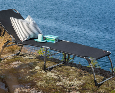 Preview: FIAM® Liegestuhl AMIGO XL 038TX Schwarz